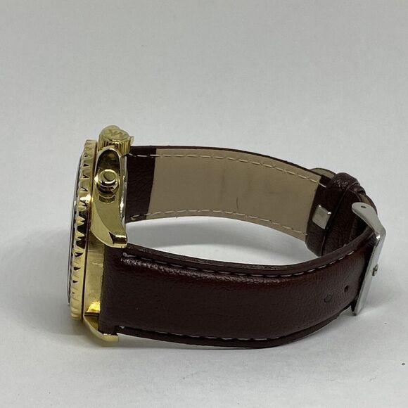 Michael Kors Everest MK5873 Women's Brown Leather Analog Dial Quartz Watch VK688 - Picture 9 of 12